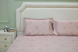 Lavender Whisper Self-Design King Bedsheet Set