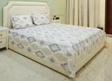 Nordic Echo Geometric King Bedsheet Set