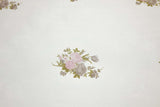 Blush Bloom White Floral King Bedsheet Set
