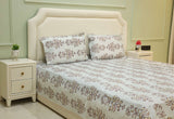 Ivory Blossom King Bedsheet Set